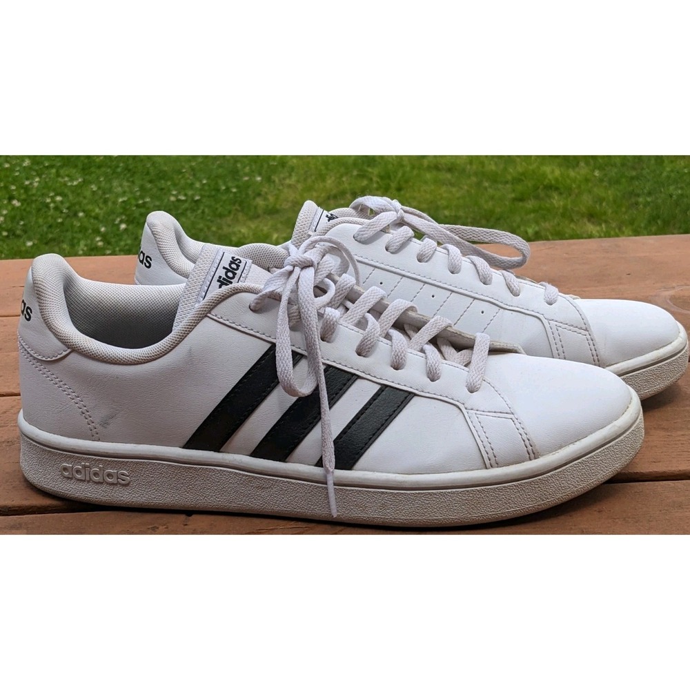 Adidas Sneakers White And Black Mens Size 11  Grand Court‎ Athletic Shoes EE7968
